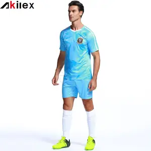 Akilex 온라인 주문 OEM 승화 청소년 축구 축구 유니폼 유니폼 축구 셔츠
