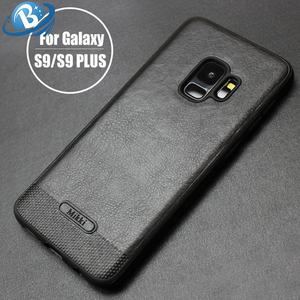 Mikki สินค้าใหม่ธุรกิจหนังนุ่ม TPU เย็บหนังโทรศัพท์มือถือสำหรับ Samsung Galaxy S9 S9 Plus - Product Image 5