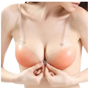 Mujeres calientes del sexo del <span class=keywords><strong>sujetador</strong></span> frontal abierto pegajosa push up sin <span class=keywords><strong>tirantes</strong></span> invisible del <span class=keywords><strong>sujetador</strong></span> del silicón - Product Image 3