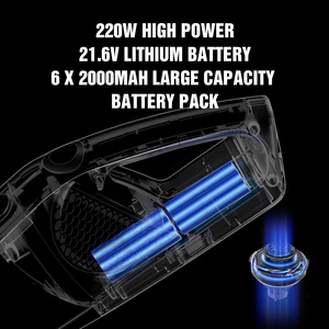 Aspirateur sans fil Vacmaster 21,6 V pour la maison, aspirateur-balai sans fil 3 en 1 pour voiture et maison, aspirateur portable - VSA2110 - Product Image 3