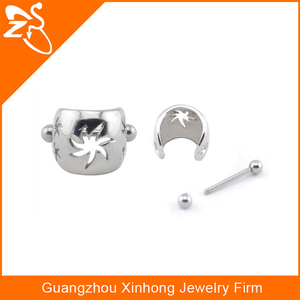Joyería Vibrante para Piercing de Pezón, Anillo de Pezón en Forma de Corazón, Joyería Magnética para Pezón de Acero Inoxidable 316L - Product Image 3