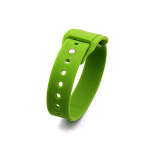 सिलिकॉन रबर कंगन हिल छेद के साथ आरएफआईडी एनएफसी मिनी कार्ड डालने भुगतान Wristband - Product Image 4