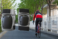 Ensemble de protection professionnel pour le skateboard avec logo personnalisé, coque en PP résistante aux chocs, genouillères et coudières, vente en gros d'usine