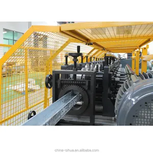 高速亜鉛メッキ鋼スタッドトラックプロファイルローリングフォームマシン