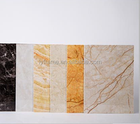Panneaux muraux en fausse pierre et feuille de marbre PVC de 6mm d'épaisseur 1.22x2.44M