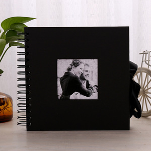 <span class=keywords><strong>Album</strong></span> Fotografico Fai-da-Te 12x12 Pollici, 40 Fogli, Copertina in Carta Nera, Rilegatura a Spirale Portatile per Conservare ed Esporre <span class=keywords><strong>Ricordi</strong></span> - Product Image 5