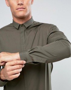 KY all'ingrosso formale di alta qualità da uomo manica lunga Bluff collo a punta <span class=keywords><strong>Skinny</strong></span> Fit 100% camicie da lavoro in cotone - Product Image 4