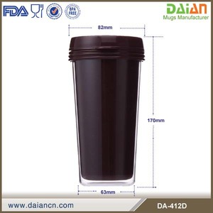 Vaso plástico de double pisos con tarjeta de papel y <span class=keywords><strong>se</strong></span> <span class=keywords><strong>pueden</strong></span> <span class=keywords><strong>cambiar</strong></span> - Product Image 2