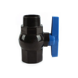 Katup Bola Plastik PVC UPVC dengan Ujung Berulir Betina Kompresi PP Ukuran 1 Inci 1,5 Inci 2 Inci - Product Image 5