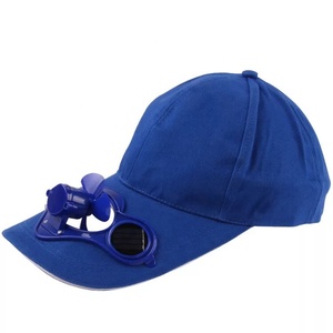 Venta al por mayor Custom Fan Cap 6 Panel Sport Cap con ventilador de energía solar - Product Image 5
