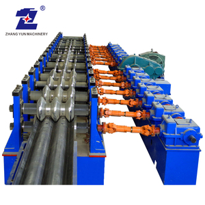 High Speed W Beam 2 Wave Drei-Wellen-Autobahn leitplanke Herstellungs maschine Zaun pfosten maschine - Product Image 1