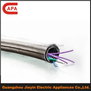 Aço inoxidável De Metal Trançado eletroduto flexível/mangueira/tubo/tubo de PVC com bainha (NK706)