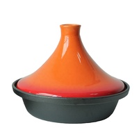 Dji géomev — Tajine marocain, Wok en fonte, Tagine marocain, avec couvercle en céramique