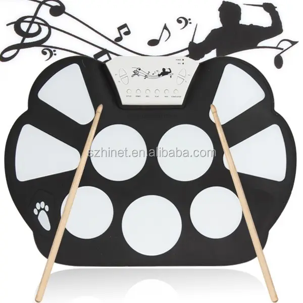 고품질 전기 드럼 세트 악기 드럼 어린이를위한 주요 메이스 스틱 드럼