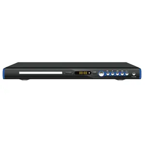 Reproductor de DVD de metal para el hogar, pantalla LED con Control remoto, SD, USB, HD, DVD-TKB366, gran oferta