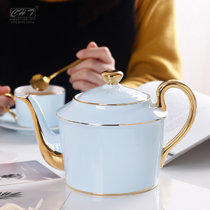 Set Regalo di Tazze da Caffè e Tè Vintage Promozionale Coreano per Matrimoni Cinesi con Zuccheriera e Lattiera Dorate - Product Image 4