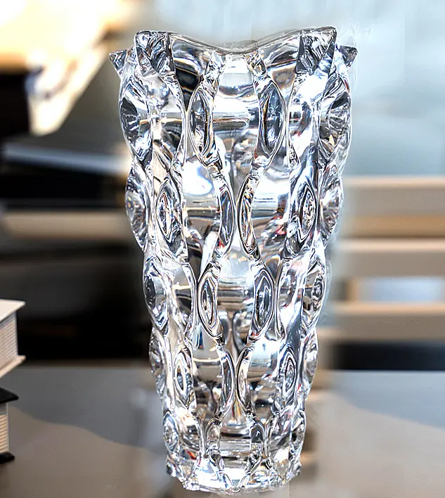Vaso de vidro transparente para decoração, melhor venda de moda, fabricante de design da europa do norte, decoração de casa, vaso de vidro de flores