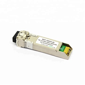 Giá tốt nhất bidi <span class=keywords><strong>SFP</strong></span> + 1330nm-tx/1270nm-rx 20km <span class=keywords><strong>SFP</strong></span> + bidi 20km mô-đun sợi quang thu phát Mini PC 10G <span class=keywords><strong>SFP</strong></span> + - Product Image 1