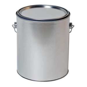 3.7L rotondo di metallo in grado di dipingere può chimica secchio di latta di metallo o di manico in plastica - Product Image 3