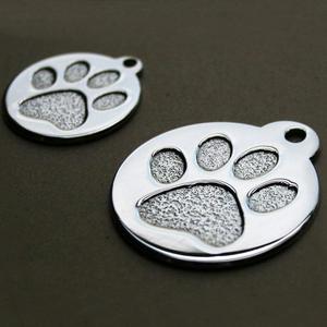 Etiquetas de identificación de mascotas grabadas personalizadas, al por mayor, acero inoxidable sólido, identificación personalizada de perros y gatos. - Product Image 2