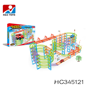130 unids colorido DIY <span class=keywords><strong>pista</strong></span> súper pilas juguete vagón HC345120 - Product Image 2