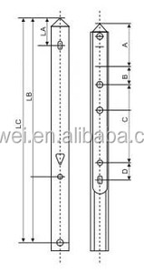 Vendita calda di Alta Qualità 304SS Heavy Duty Top finestre <span class=keywords><strong>In</strong></span> Alluminio Finestra Appeso Cerniera di Attrito <span class=keywords><strong>per</strong></span> finestre <span class=keywords><strong>IN</strong></span> <span class=keywords><strong>PVC</strong></span> - Product Image 3
