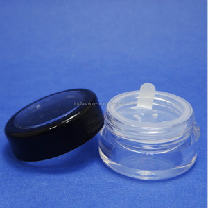 80 Pcs 5 Gr Pot Plastic Sifter Loose Powder Jars with <b>Window</b> Lid and Pull Tab <b>Seal</b> Sticker - Product Image 4