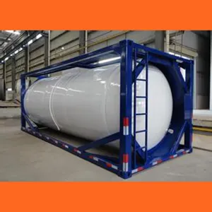 Tanque de armazenamento para gás natural de 100 toneladas, produto químico para transporte de gás lpg