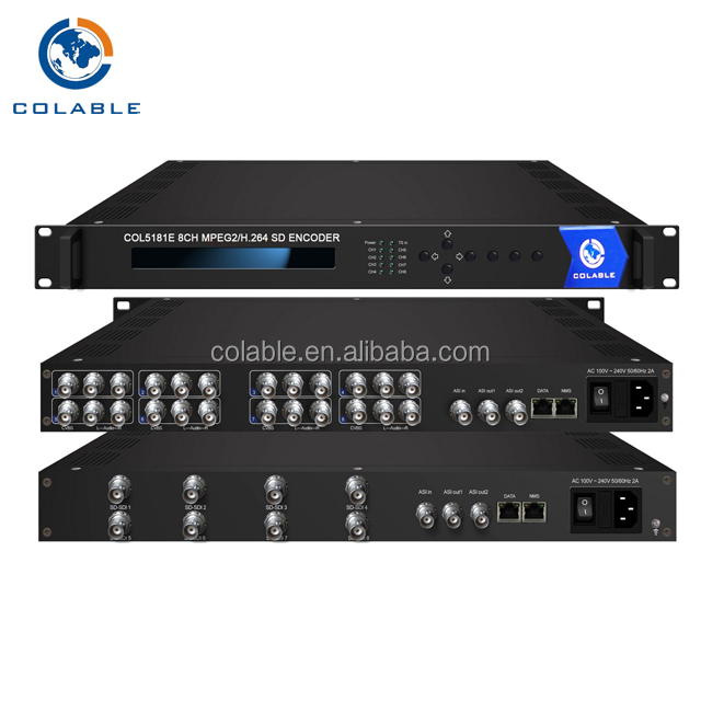 iptv Streaming Server System Mpeg2/h 264 iptv Encoder COL5181E