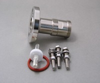 Adaptateur de connecteur coaxial RF en laiton, convertisseur de flange électrique EIA 7/8'' vers prise femelle DIN 7/16