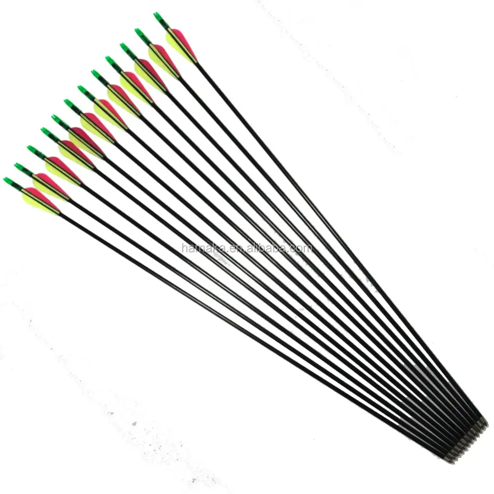 Good Fiberglass Arrow archery Recurve bow and arrow Practice Arrow