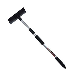 Limpiador de ventanas con mango telescópico 2 en 1, herramientas de limpieza de vidrio - Product Image 1