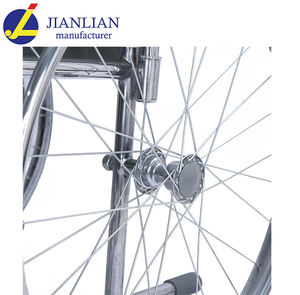 Kursi Roda Lipat Termurah, Kursi Roda Rumah Sakit Tugas Berat Ortopedi untuk Pasien Foshan Standar Manual - Product Image 5