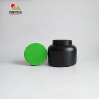 Offre de réduction 1000ml vide noir HDPE pots en plastique de soins de santé conteneur de poudre de protéine avec couvercle à vis