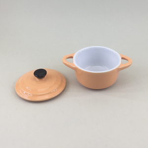 Grès de la cuisine à domicile, marmite chauffante en céramique contrôlée nordique, <span class=keywords><strong>mini</strong></span> casseroles avec poignées - Product Image 3