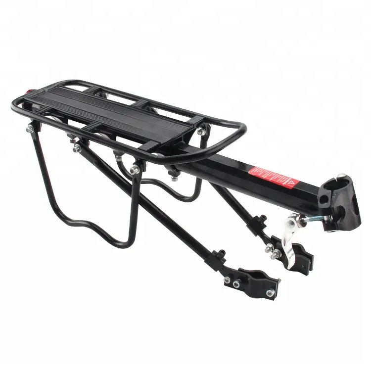 Bike Luggage Rack MTB BMX Bicycle Luggage Carrier Cargo Rear Rack Alloy Shelf Cycling Seatpost Bag Holder Stand For 20-29 Inch Mountain Road Bikes