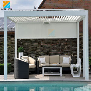 <span class=keywords><strong>Pergola</strong></span> en <span class=keywords><strong>Aluminium</strong></span> bioclimatique faite sur commande de Gazebo d'arrière-cour imperméable de jardin moderne de <span class=keywords><strong>3x5</strong></span> - Product Image 3