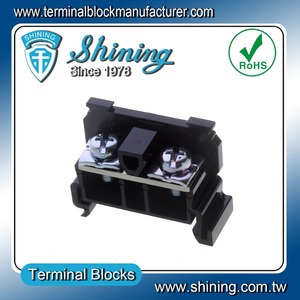 TR-40 600V 40 Amp 35mm Din-Rail Snap On Terminal Block Connector - Product Image 5