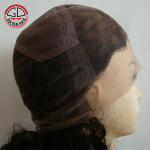 วิกผมลูกไม้เต็มศีรษะสีดำธรรมชาติจากผมมนุษย์แท้แบบอิตาเลียน ทรงลอน ยอดนิยมปี <span class=keywords><strong>2016</strong></span> สำหรับผู้หญิงผิวสี - Product Image 6