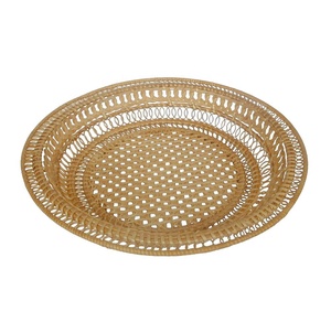 Bamboo Woven Storage <b>Basket</b> <b>with</b> <b>Handles</b> Rattan Material for Home or Baby's Daily Use Directly From Vietnam - Product Image 4