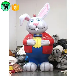 流行户外充气气球兔子/兔子广告ST259