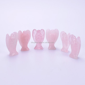 Cristallo rosa di alta qualità artigianato classico angelo inciso quarzo rosa inciso inciso inciso inciso inciso - Product Image 4