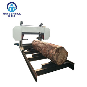 Eléctrica banda de madera vio, sierra de cinta, horizontal aserradero - Product Image 2