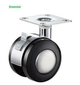20 + jahre Fabrik 50mm Swivel Gummi Rad Möbel Ball Caster Stuhl Caster