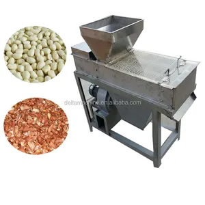 100kg/saat fıstık ezmesi üretimi hattı/fıstık sheller + fıstık kavurma + fıstık değirmeni makinesi