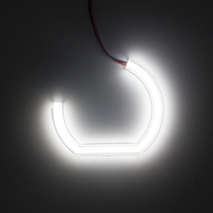Anelli LED <span class=keywords><strong>Angel</strong></span> <span class=keywords><strong>Eyes</strong></span> in Acrilico per BMW Serie 1 E82 E88 E87 E81, Stile M4 Bianco Cristallo, Anelli <span class=keywords><strong>Fari</strong></span> LED SMD - Product Image 5