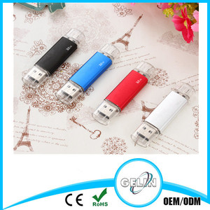 Venta al por mayor Caliente otg usb flash drives 16 gb Móvil Giratorio de múltiples funciones OTG Pendrive para - Product Image 1