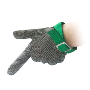 Gants de qualité alimentaire résistants aux coupures pour boucherie, en acier inoxydable, treillis métallique, fer - Product Image 3
