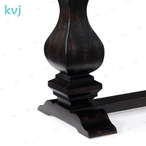 KVJ-8053 Tavolo <span class=keywords><strong>Console</strong></span> in Legno Intagliato Nero Stile Vintage Francese - Product Image 3