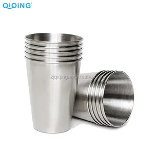 QIQING New 18/8 stainless steel sublimation pint cup for beer